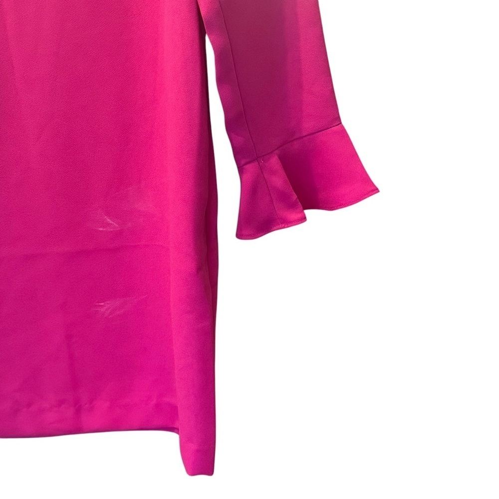 Banana Republic Pink Sheath Dress with Long Bishop Sleeves - Picture 4 of 5